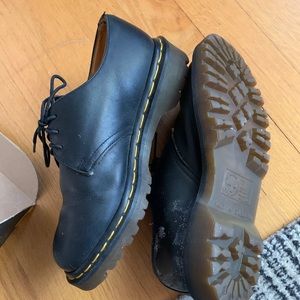 Dr. Marten black shoes. Gently worn.